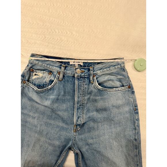 RE/DONE 70s Ultra High Rise Jeans Women’s 29 Raw Hem Mom Jeans - Picture 12 of 16